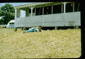 Saipan 1956 Collection, No. 44 Woman Laying On The Grass 